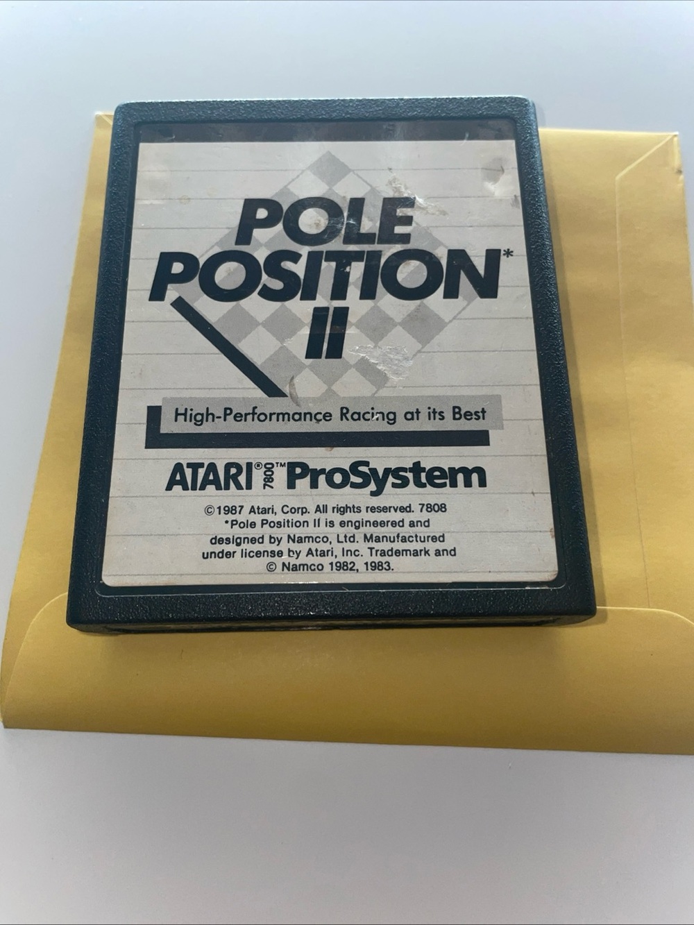 Pole Position II Atari 7800 Used Good Condition